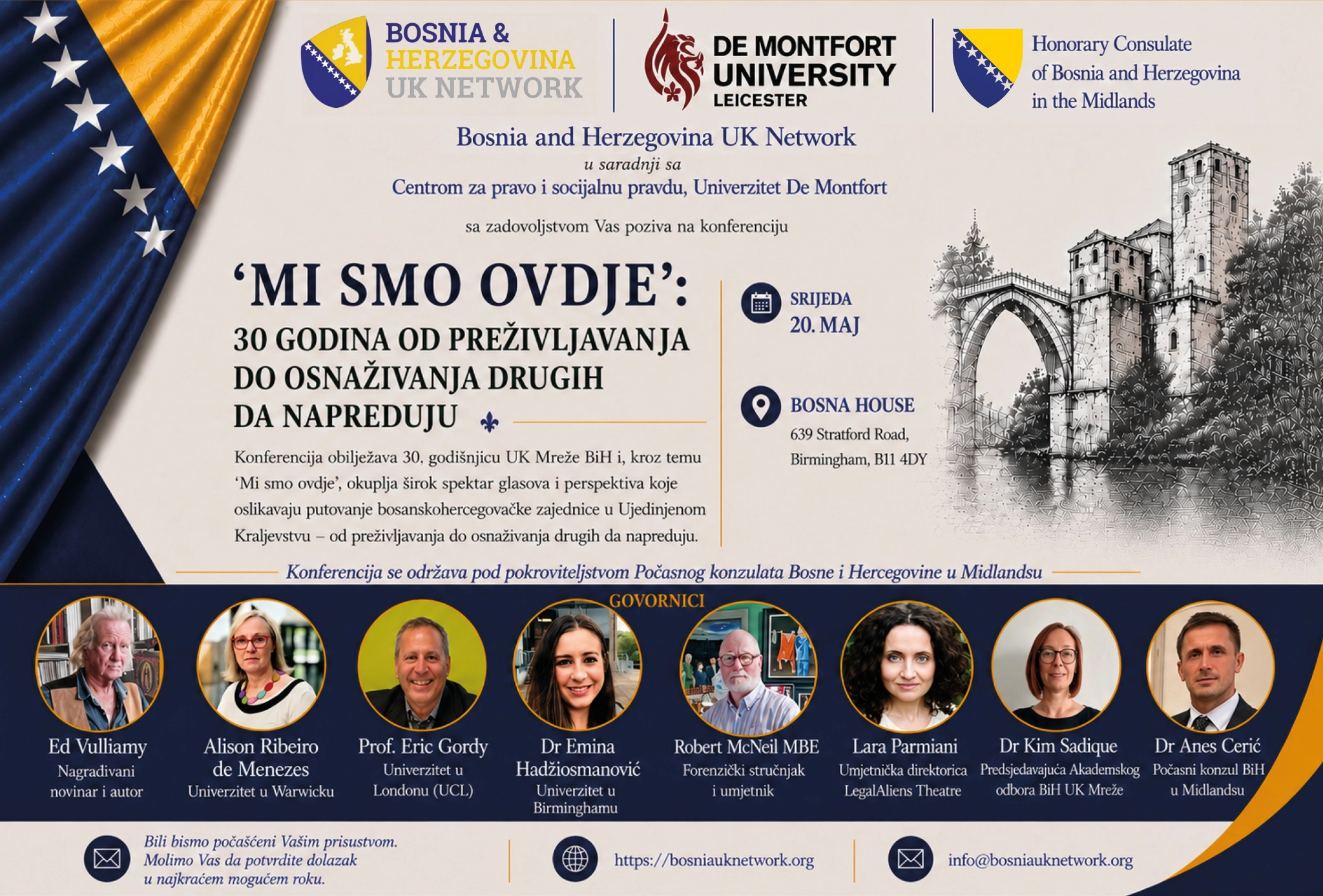 Konferencija „Mi smo ovdje“ povodom 30 godina BiH UK Networka